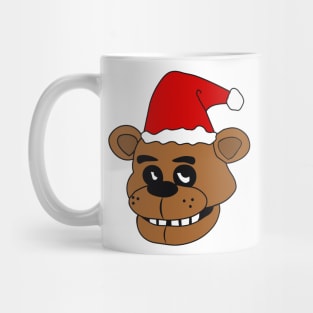 Five Nights At Freddy's Inspired Santa Claus FNAF Freddy Fazbear Mug